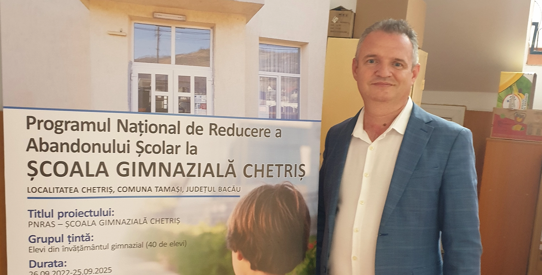Directorul scolii Catalin Bot